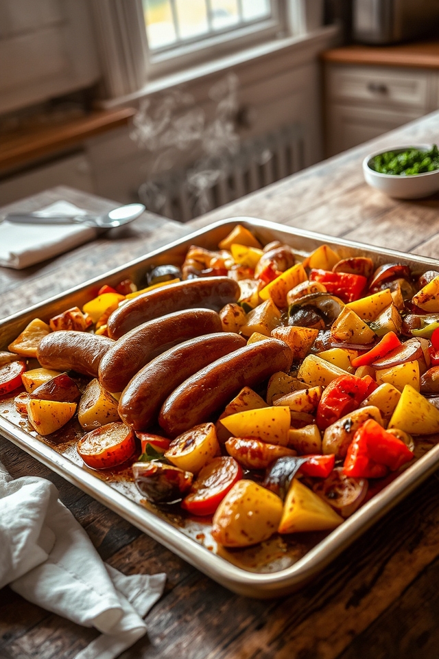 easy customizable sheet dinner