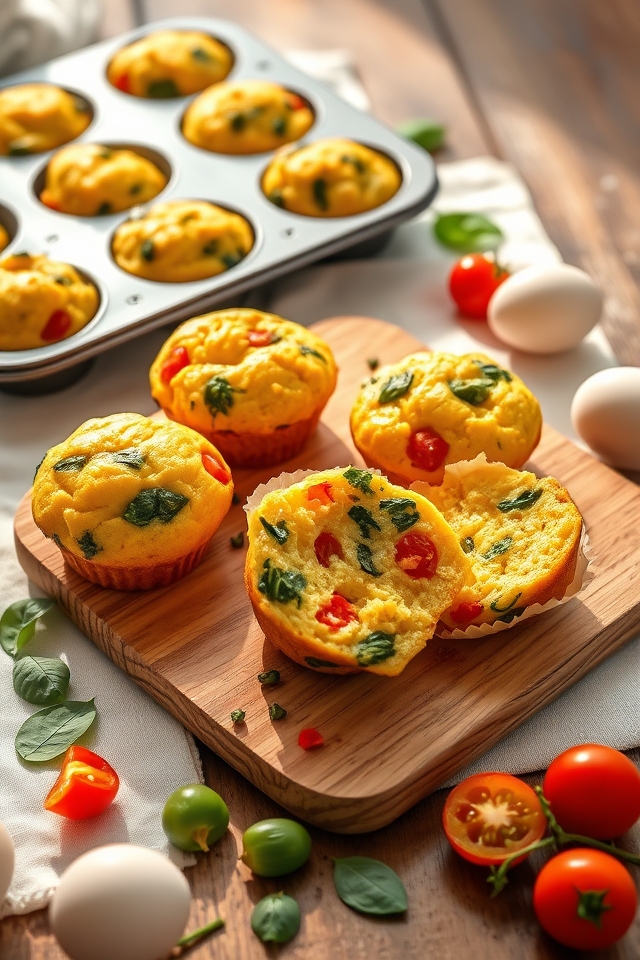 egg veggie breakfast muffins