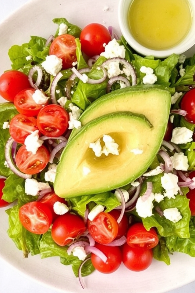 fresh mix of greens
