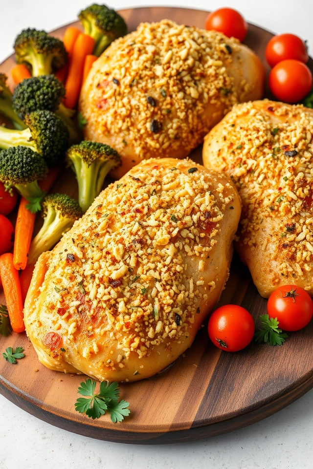 garlic parmesan baked chicken