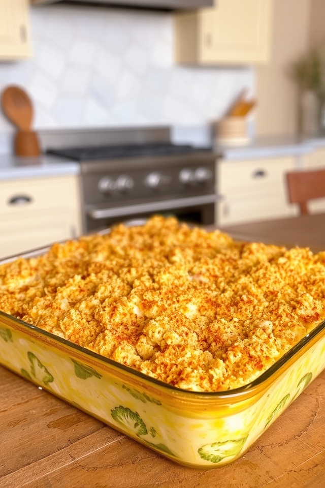 hearty chicken broccoli casserole