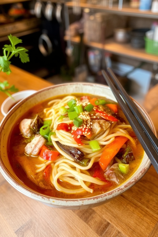 hibachi style noodle soup
