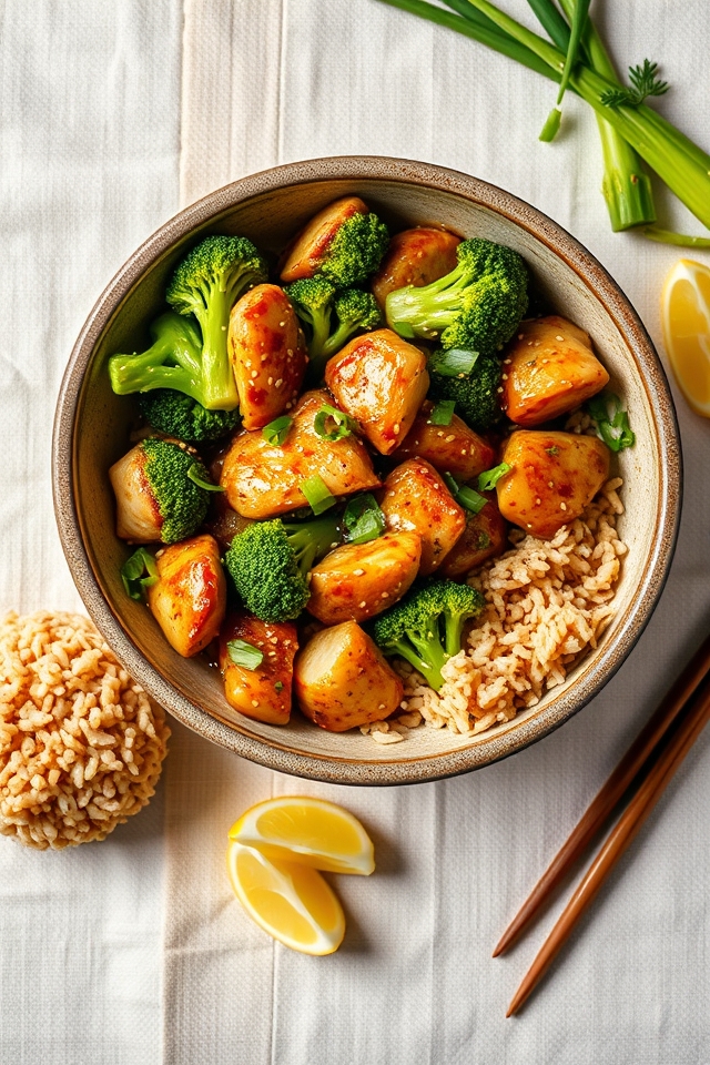 high protein chicken broccoli