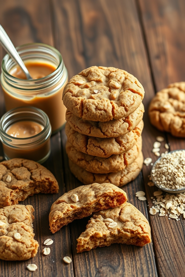 high protein peanut cookies