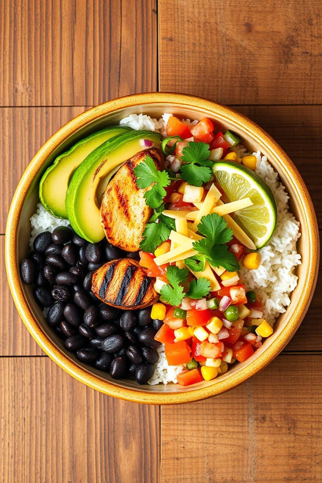 homemade rice bean burritos