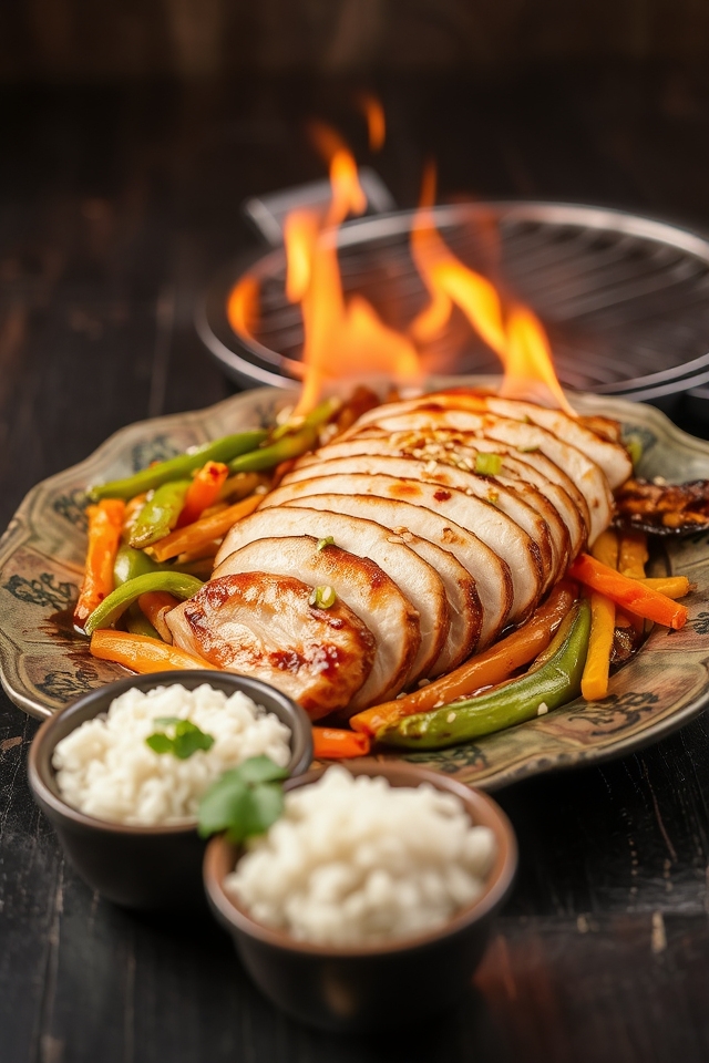 japanese inspired hibachi grill
