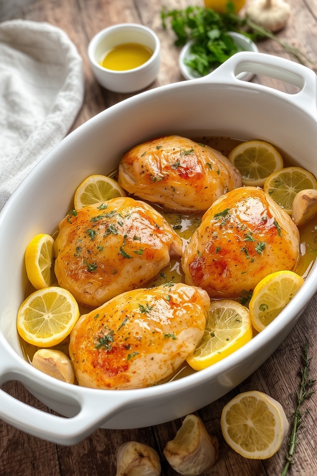 lemon garlic herb chicken