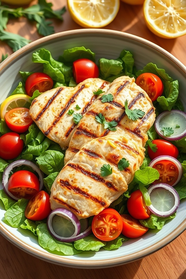 lemon herb chicken salad