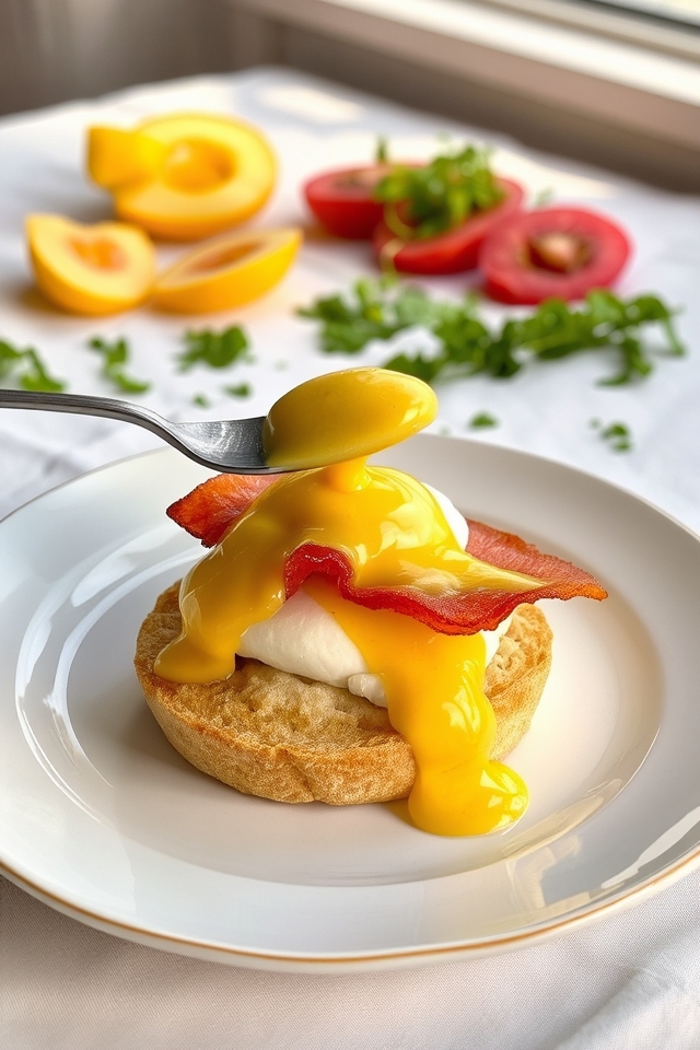 luxurious breakfast food item