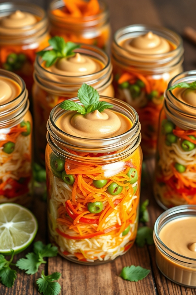 peanut sauce noodle jars