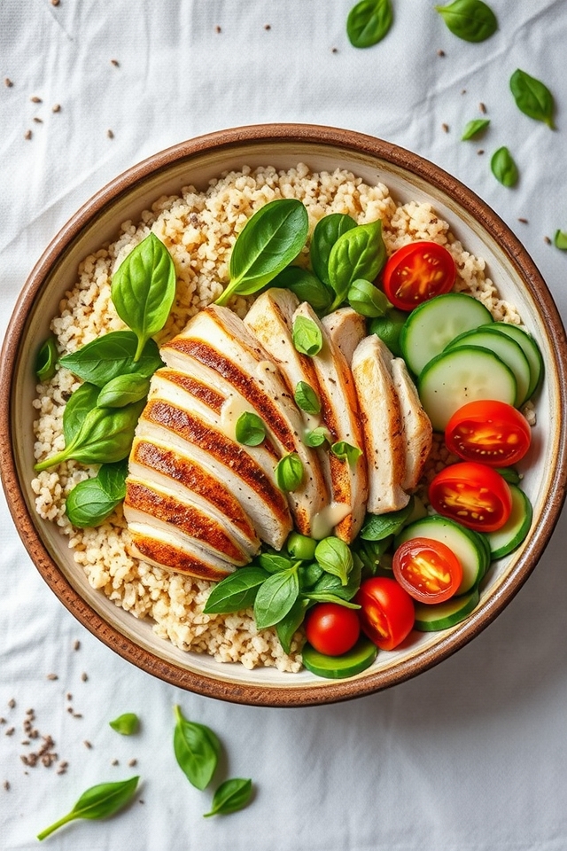 protein packed healthy meal