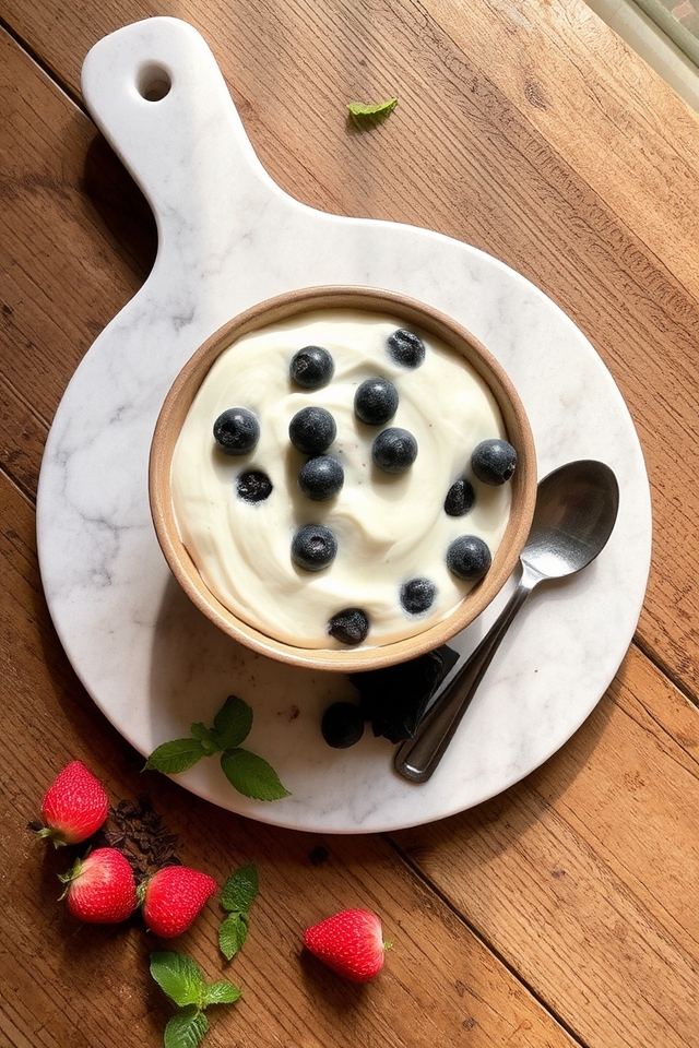 protein rich creamy frozen dessert