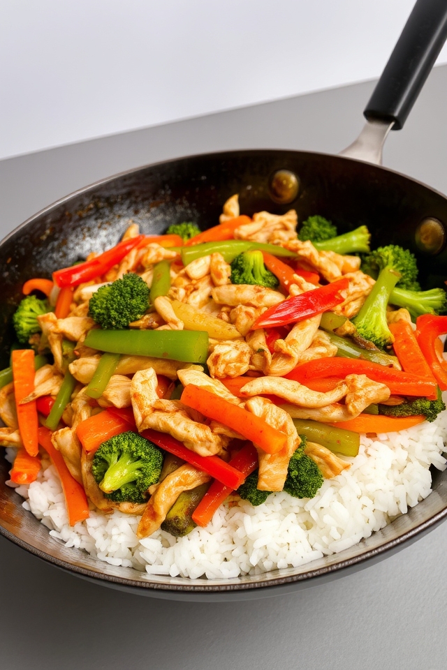 quick chicken vegetable dish