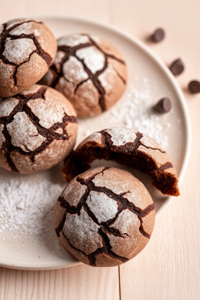 rich chocolate crunchy cookies