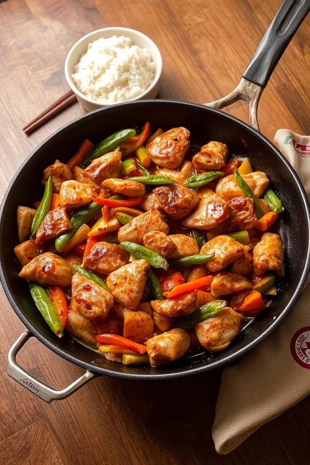savory chicken hibachi dinner