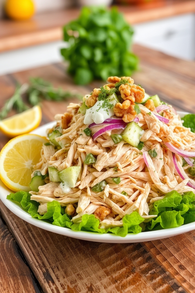 shredded chicken salad options