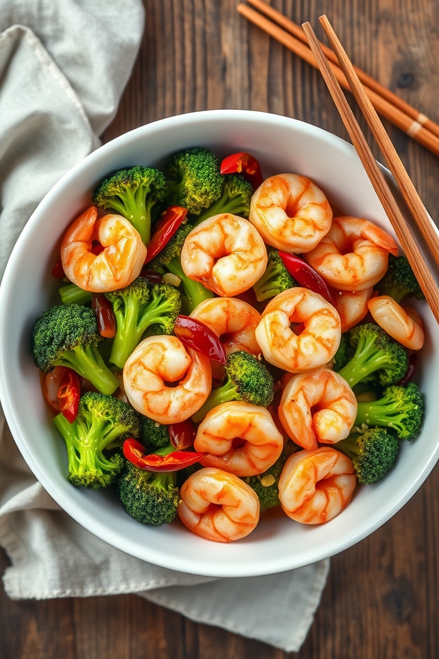 shrimp broccoli quick stir fry