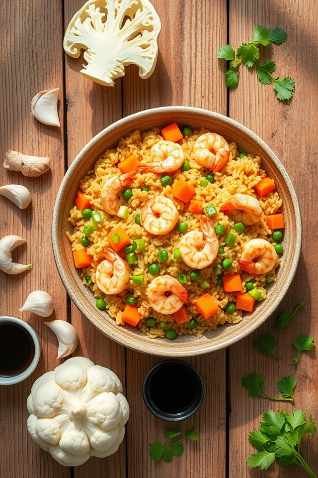 shrimp cauliflower fried rice
