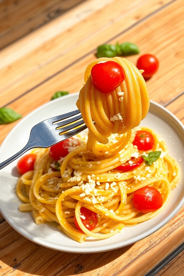 simple summer pasta dish