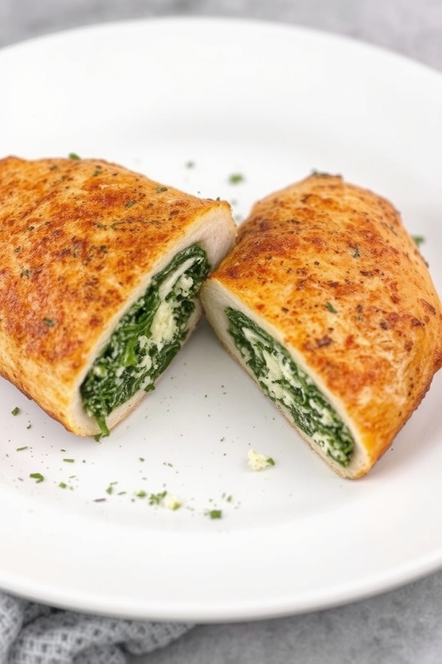 spinach stuffed chicken breasts