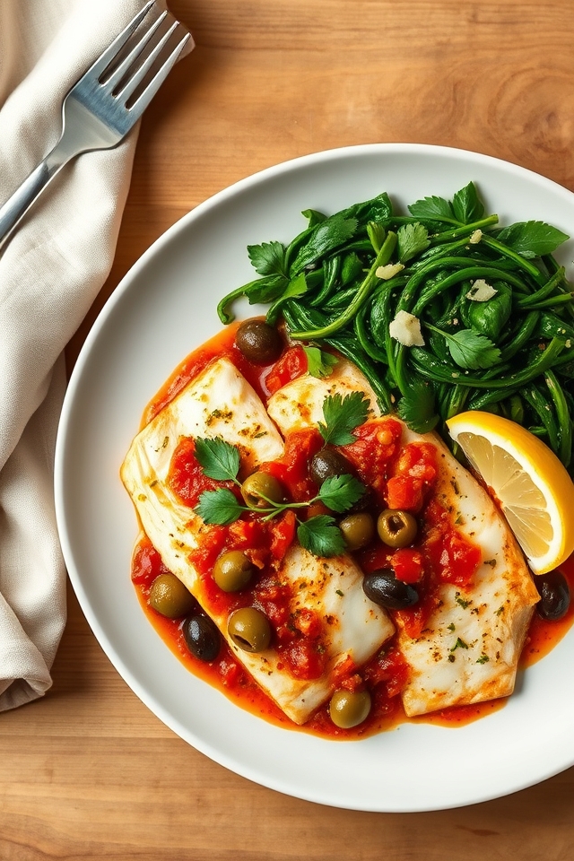 tilapia spinach mexican dish