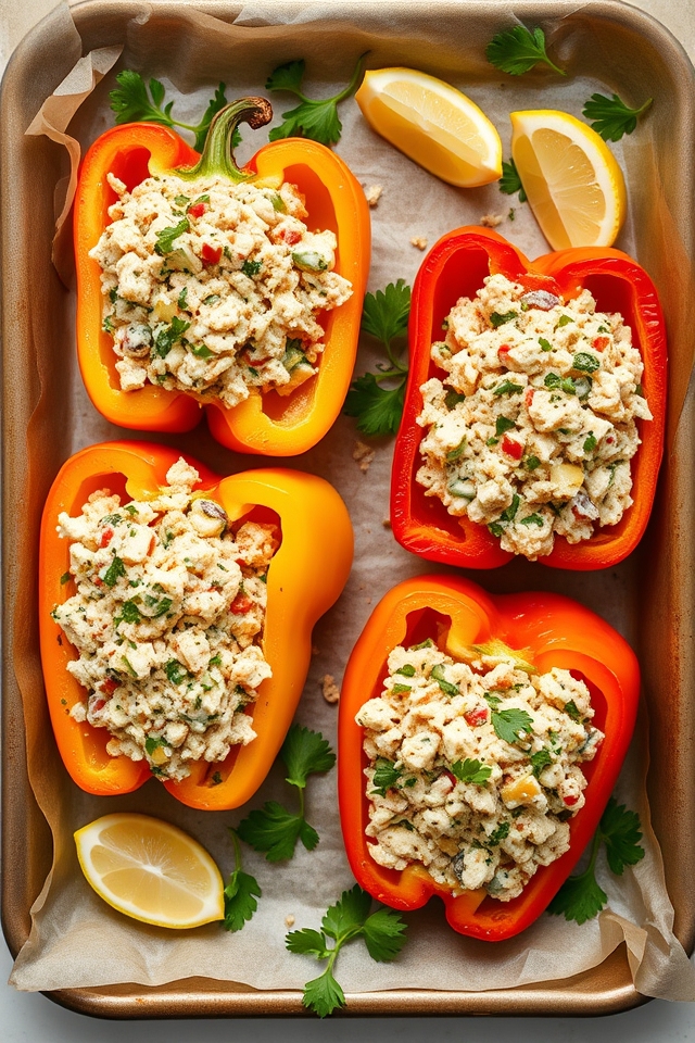 tuna filled bell pepper recipe