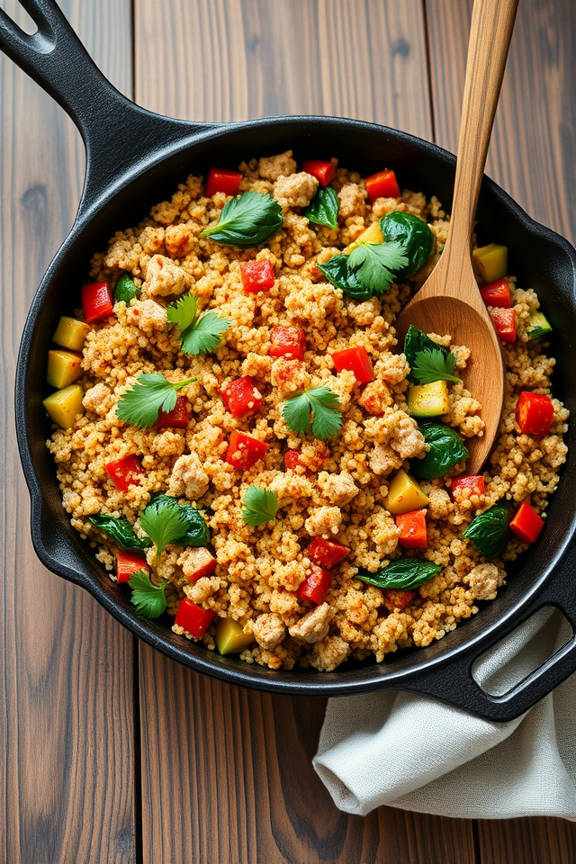 turkey quinoa single pot
