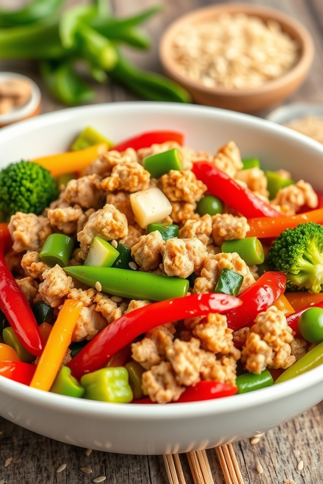 turkey with mixed vegetables
