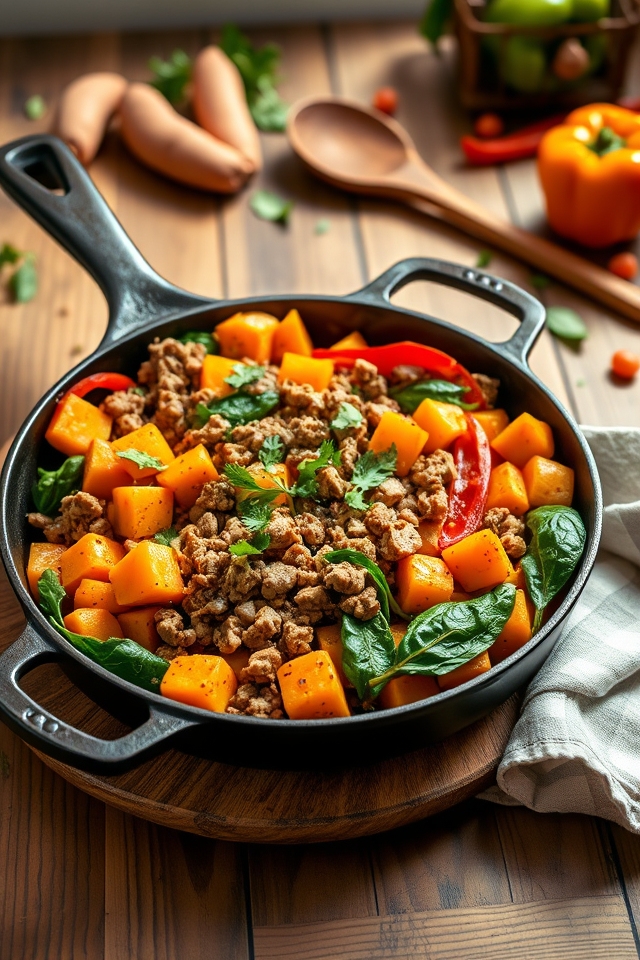 turkey with sweet potatoes