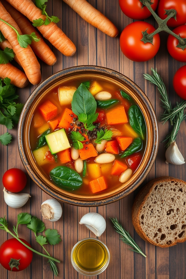 vegetable rich italian soup