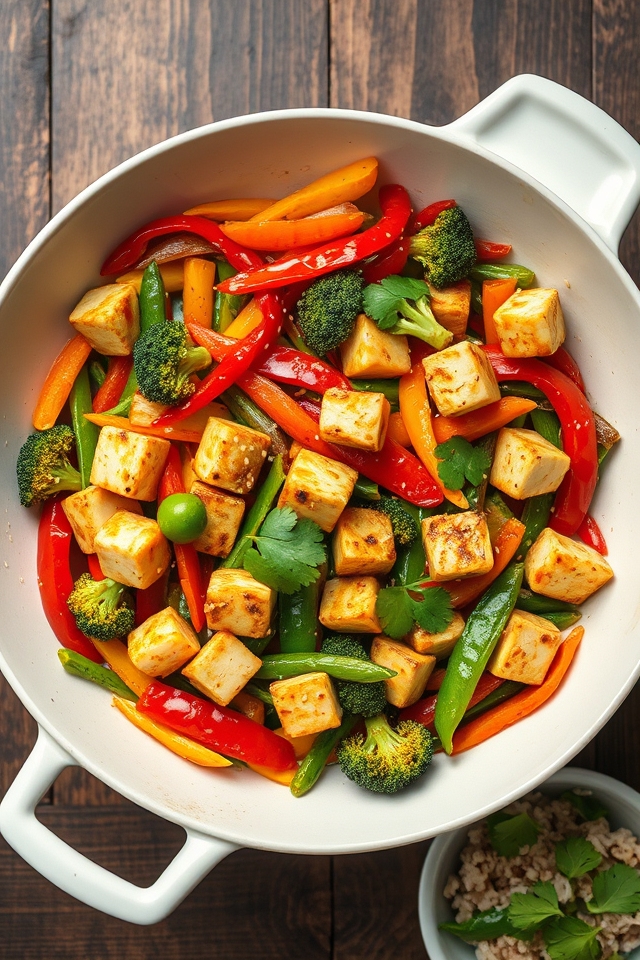 vegetable tofu stir fry