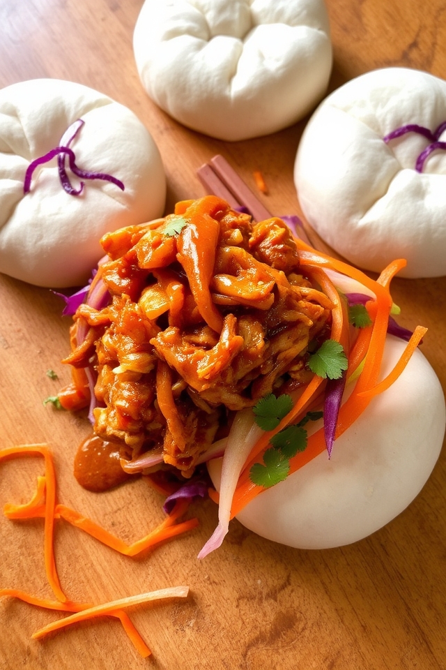 bbq jackfruit bao buns