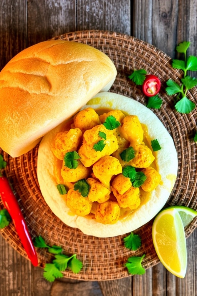 coconut curry cauliflower filling
