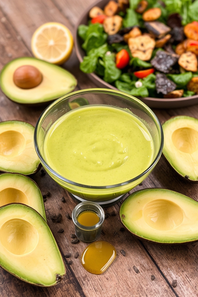 creamy avocado mustard dressing
