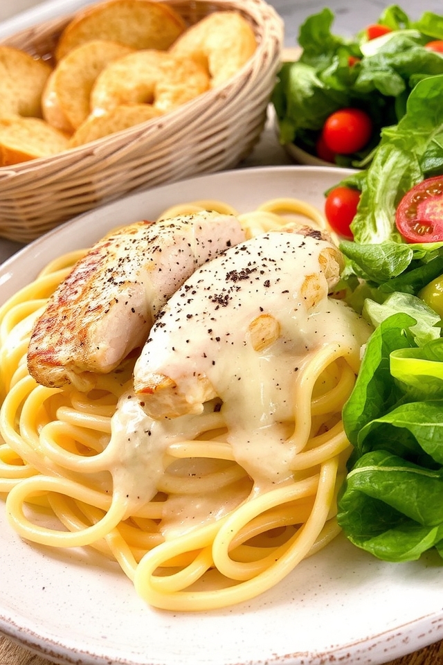 creamy chicken alfredo delight