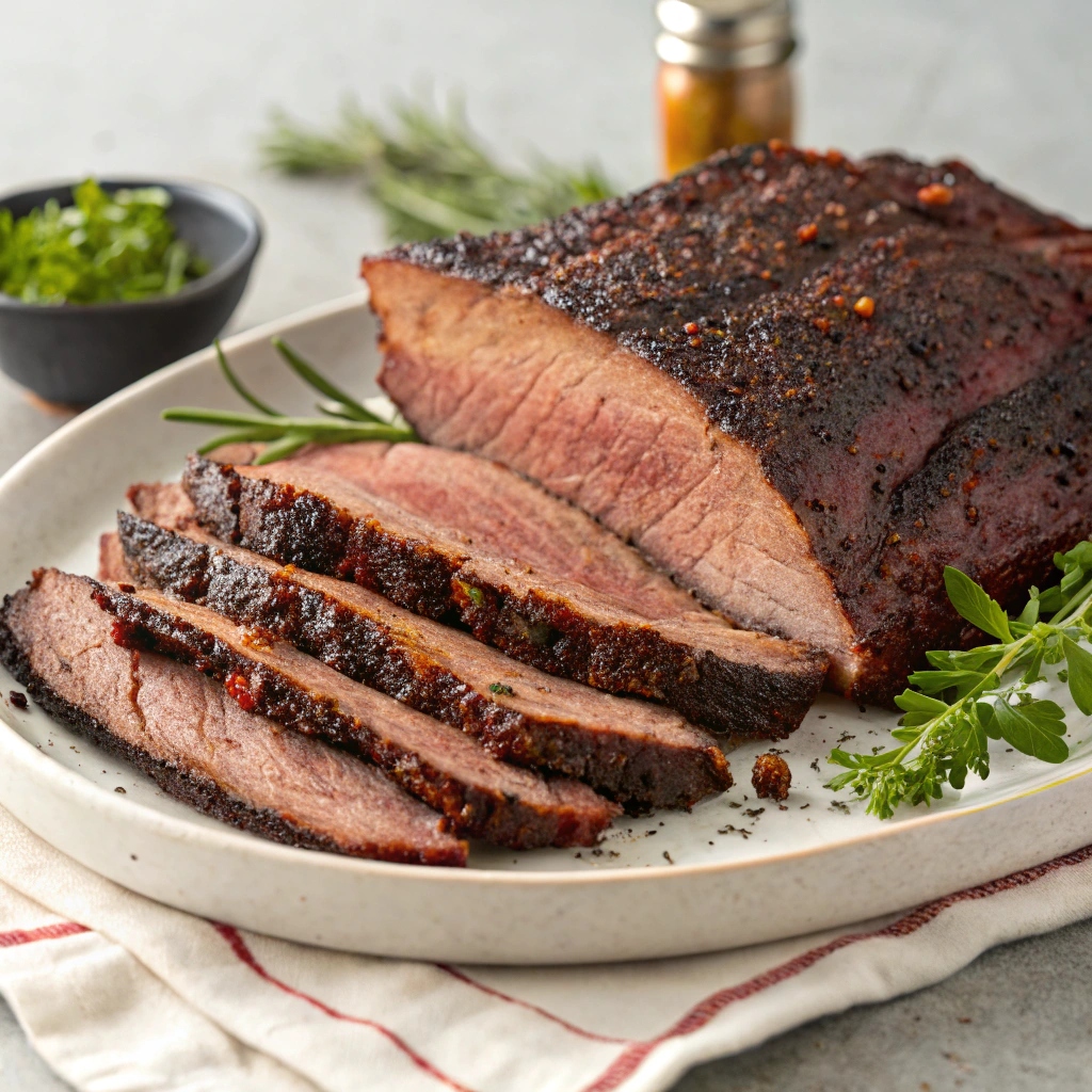 Smoked Brisket With Spicy Rub