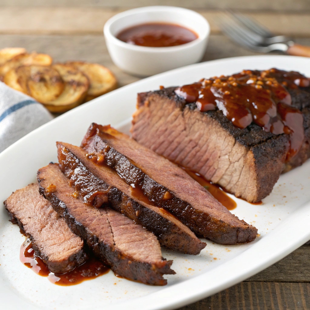 Texas-Style Brisket With BBQ Sauce Recipe