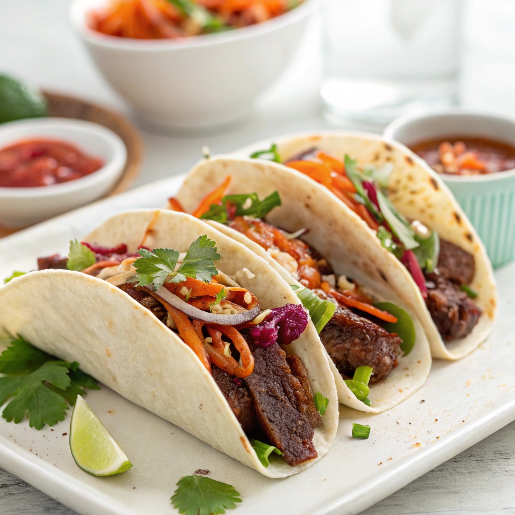 Korean-Style Brisket Tacos Recipe