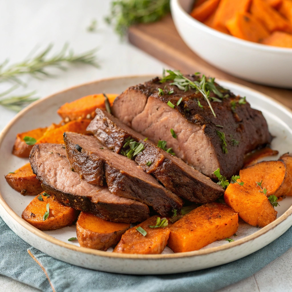 Slow Cooker Brisket With Sweet Potatoes Recipe
