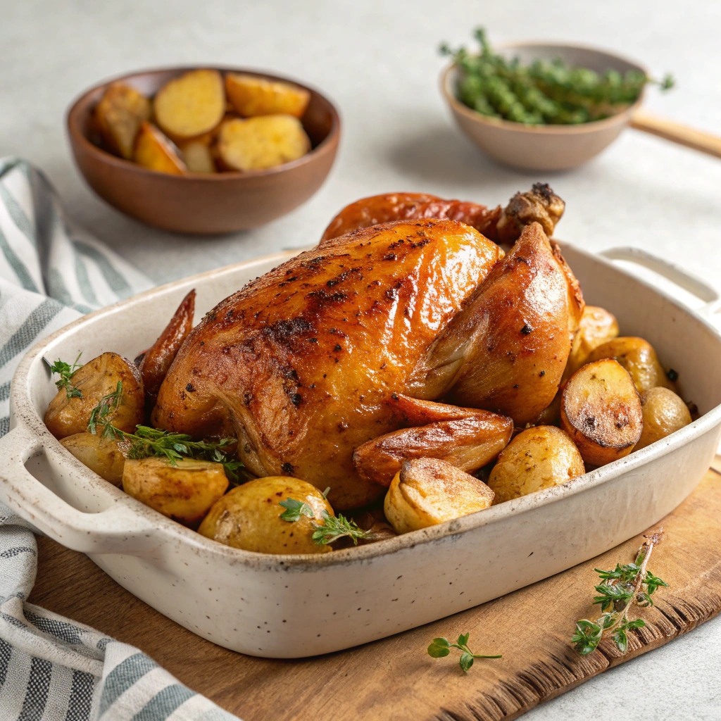 Roasted Chicken and Potatoes