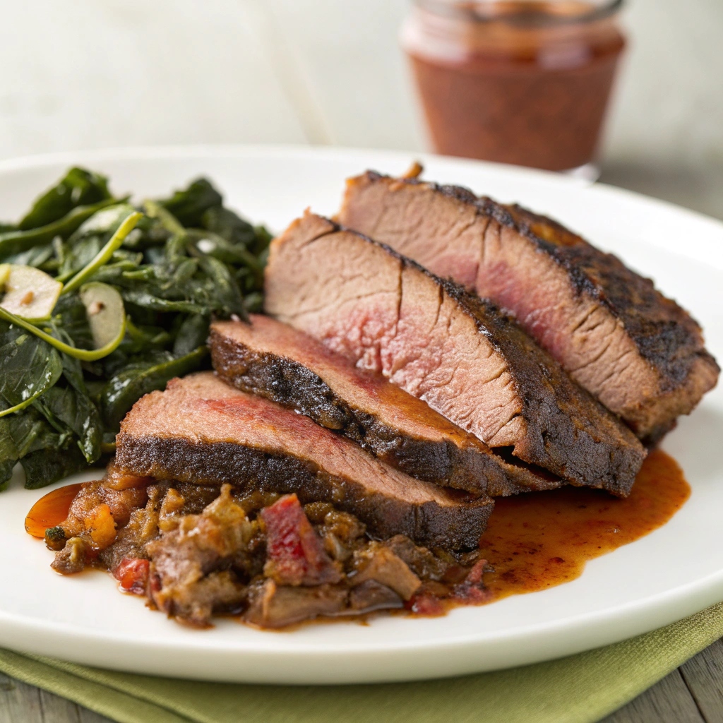 Southern-Style Brisket With Collard Greens