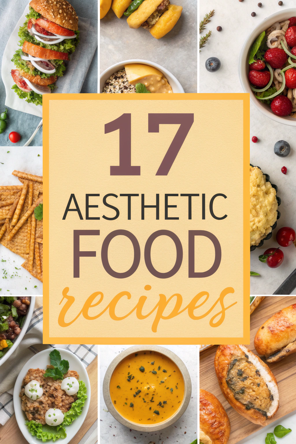 17 Aesthetic Food Recipes
