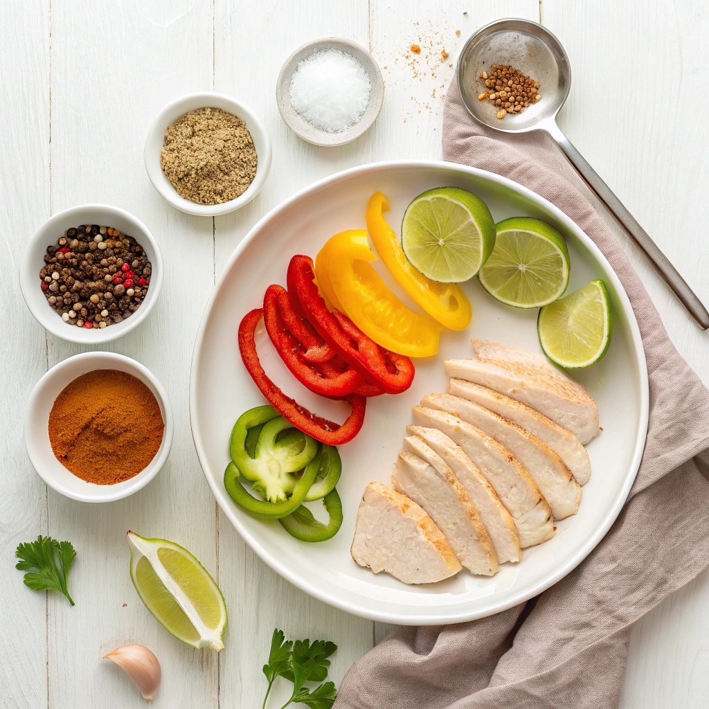 Ingredients For Simple Chicken Fajitas