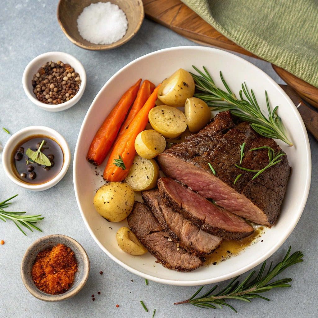 Ingredients For Oven-Roasted Brisket With Vegetables