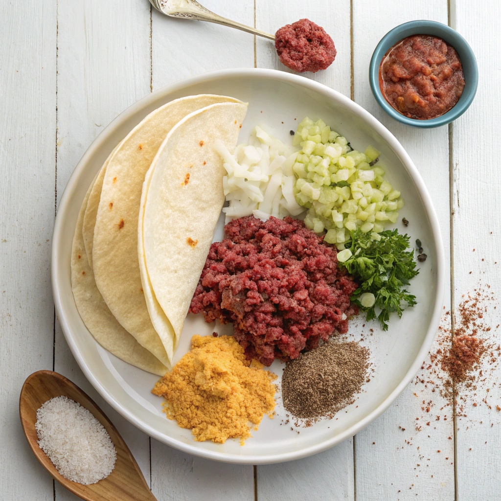 Ingredients For Easy Beef Tacos Recipe