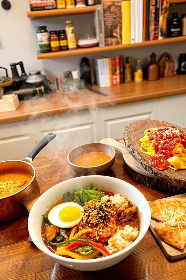 exploring international food options