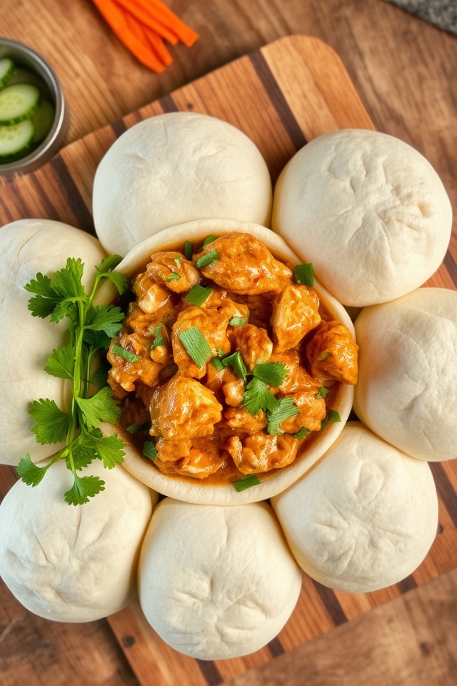 flavorful peanut chicken filling
