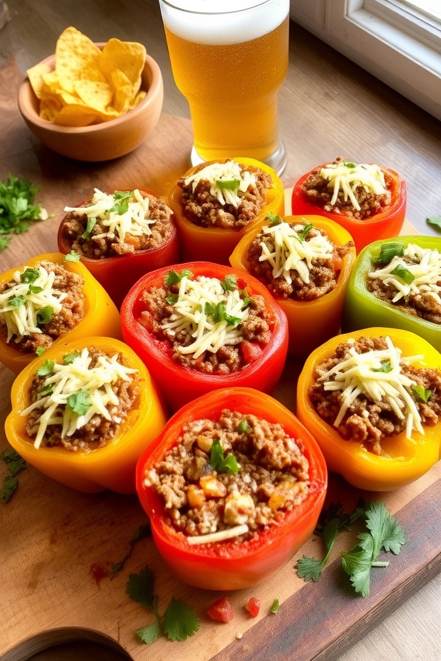 flavorful stuffed bell peppers