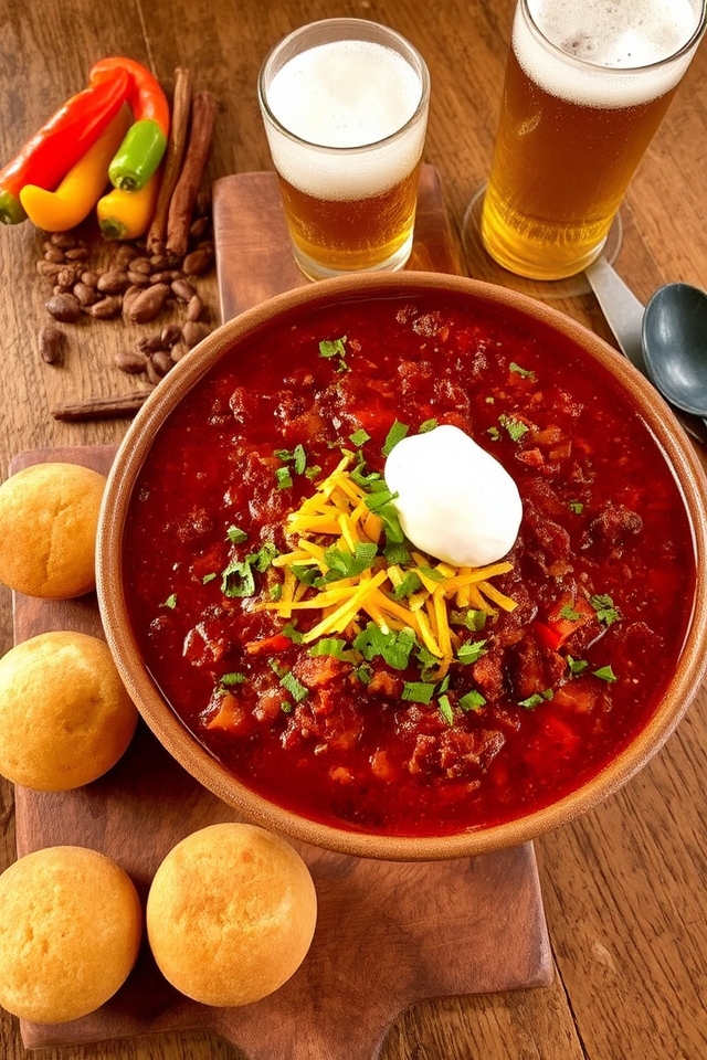 hearty beef chili recipe