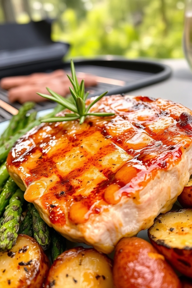 honey mustard pork chops